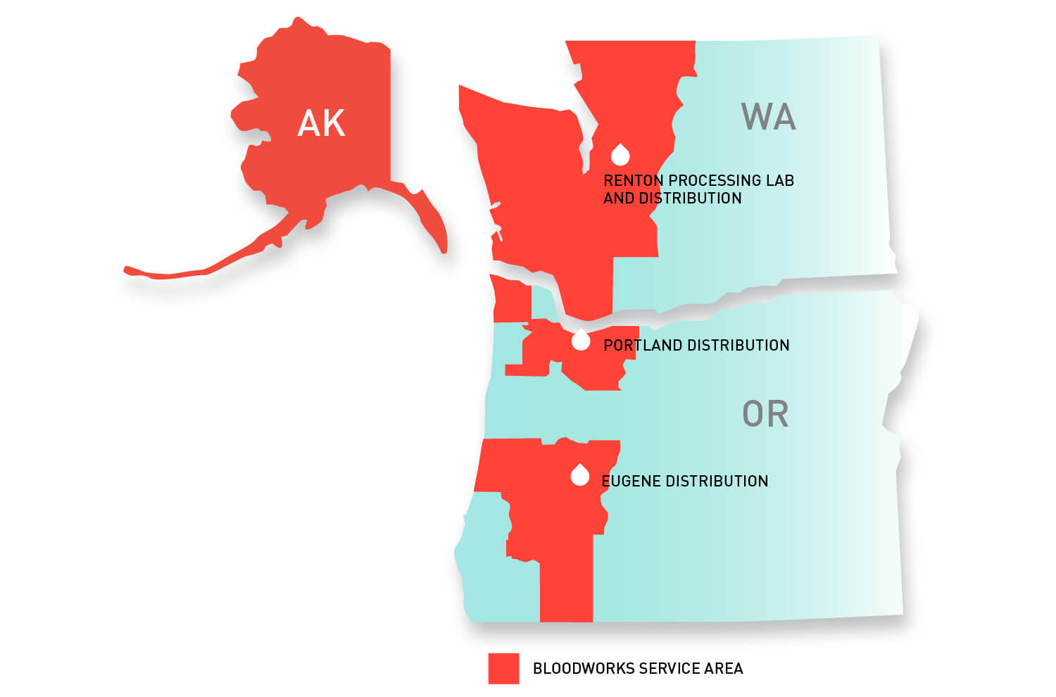 bloodworks service area map